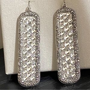 🎉❤️Madeline Silver Rhinestone Earrings